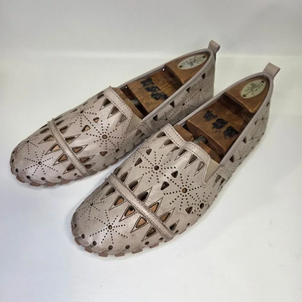 Spring Step Women's Leather Fusaro Loafer Shoe Comfortable Slip-On Shoes 42